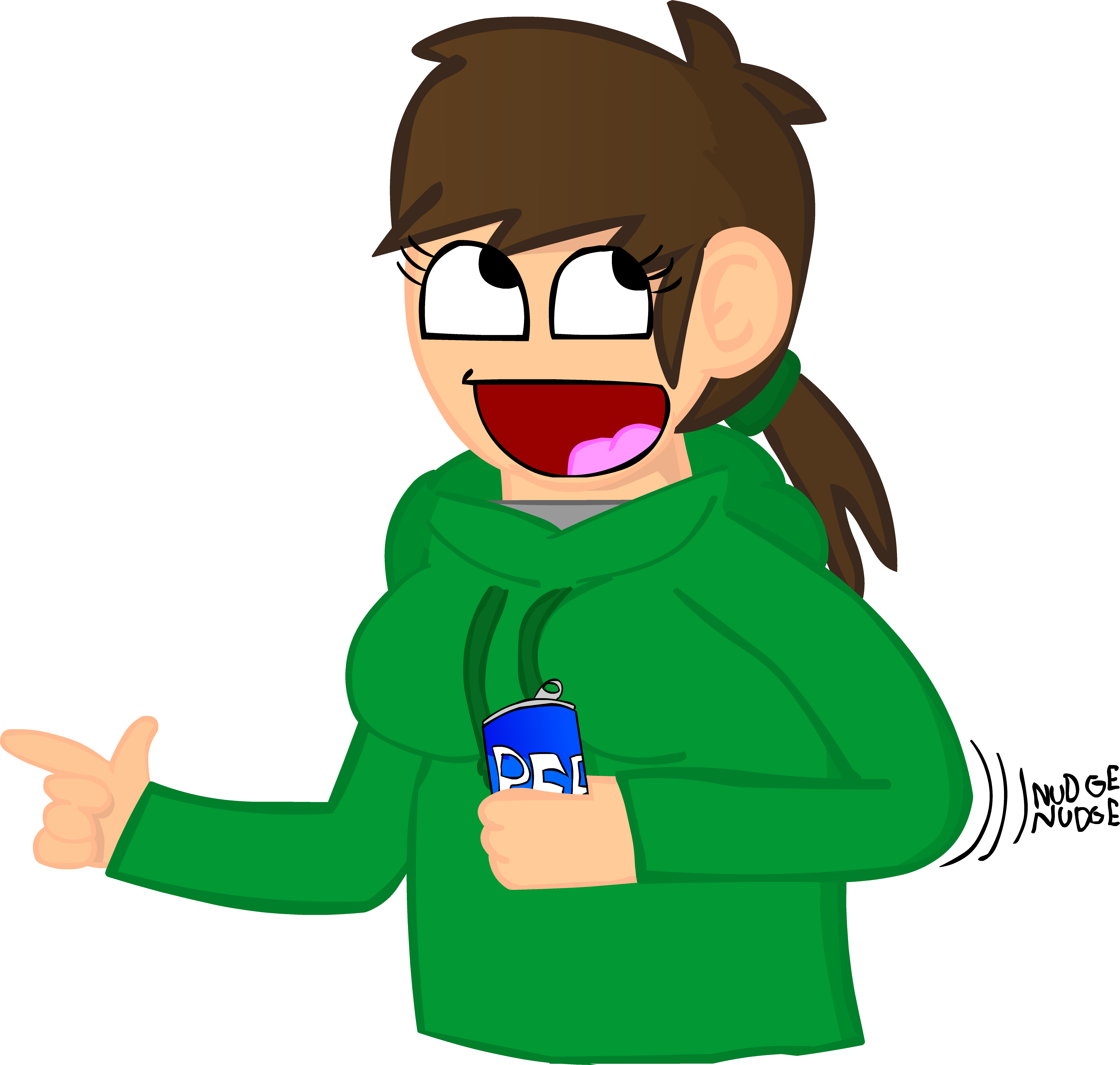 Nudge Nudge, call me a women cuz i be shopping (jacksfilms reference)